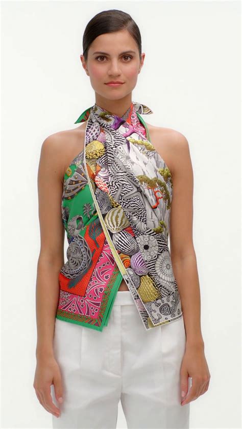 knots hermes|hermes scarf as a top.